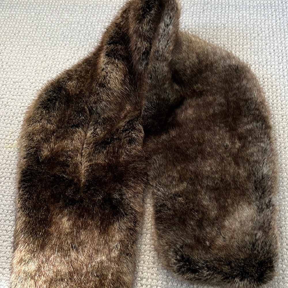 Stella and dot faux fur wrap